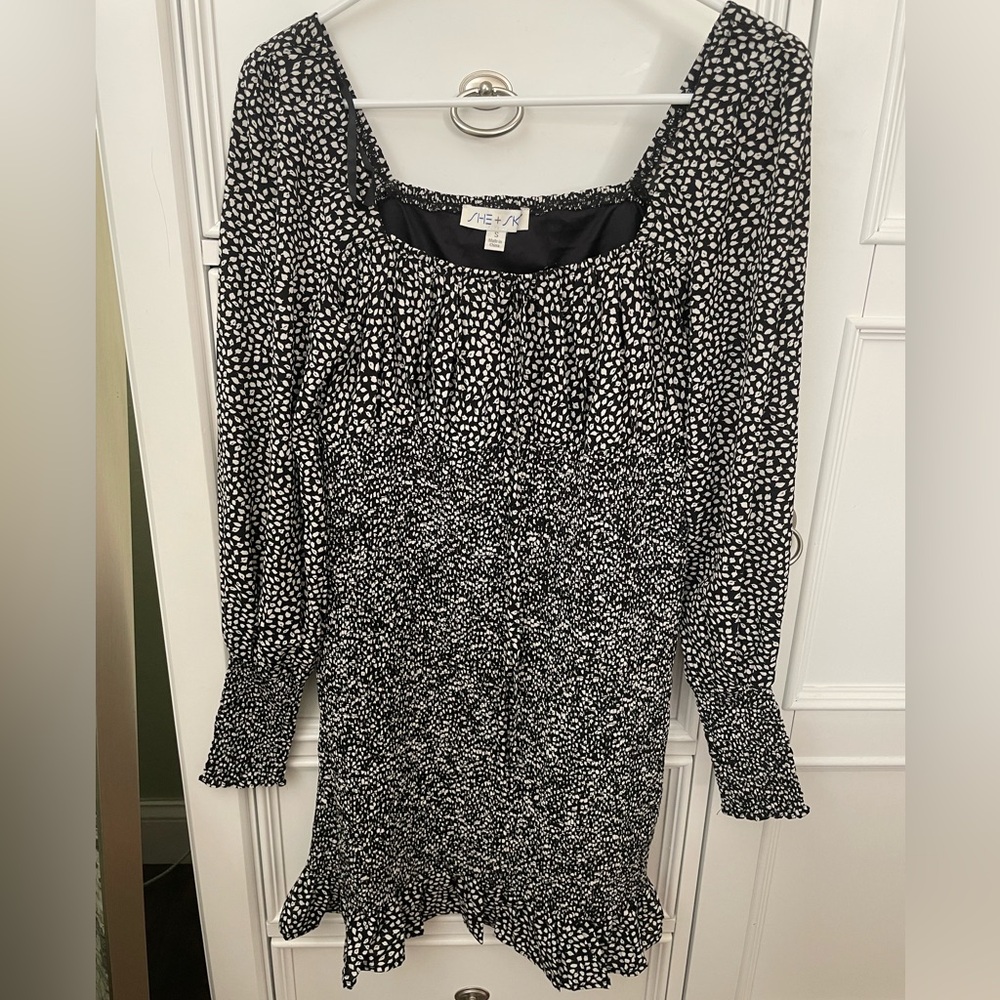 She + Sky maternity dress with ruffle